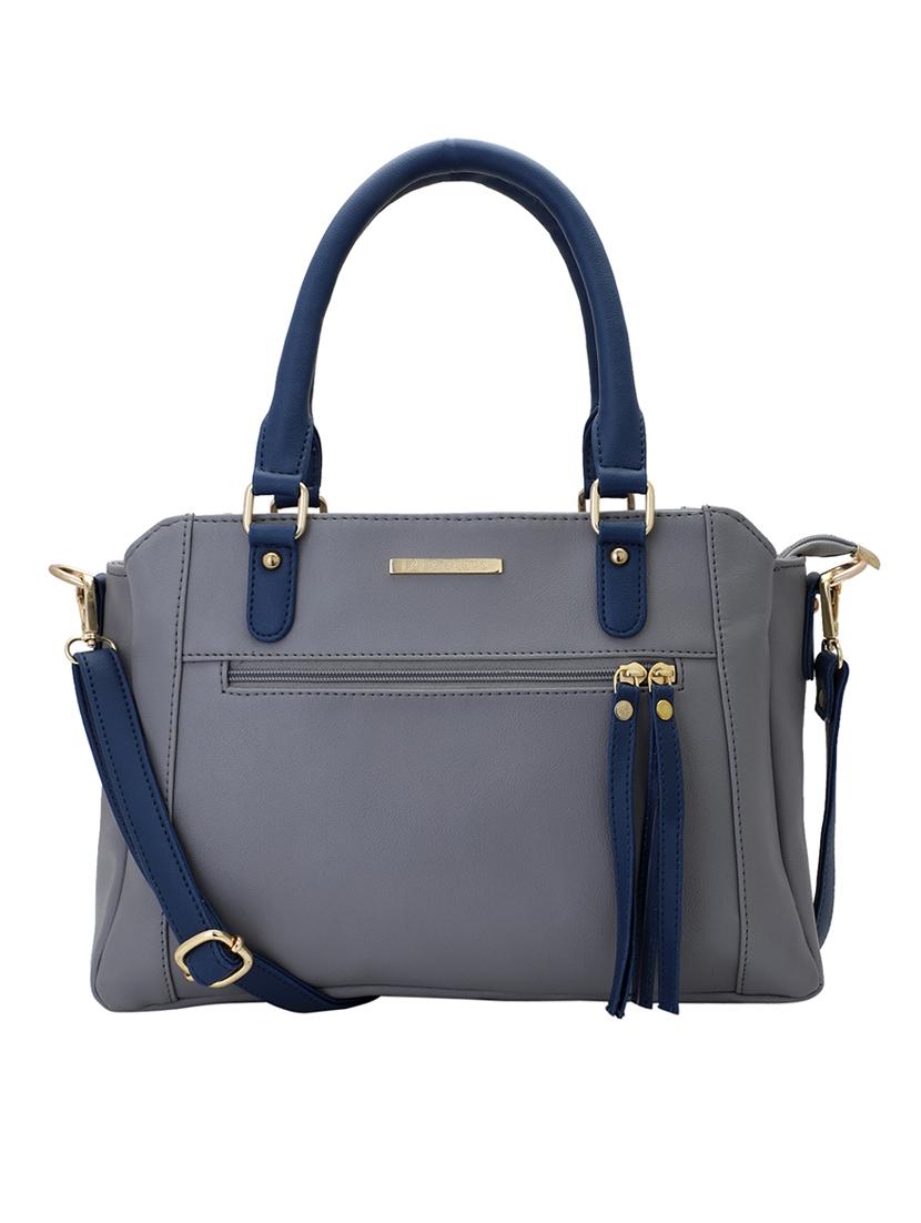 grey leatherette (pu) regular handbag - 16491797 - Zoom Image - 1