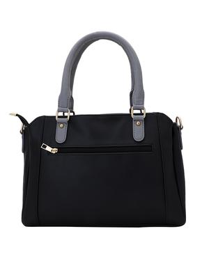 black leatherette (pu) regular handbag - 16491799 - Standard Image - 2