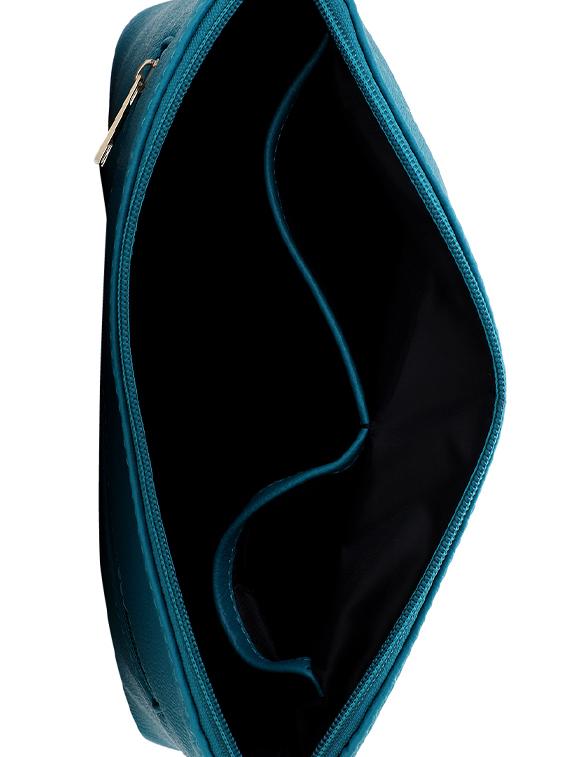 blue leatherette (pu) messenger sling bag - 16491813 - Zoom Image - 3