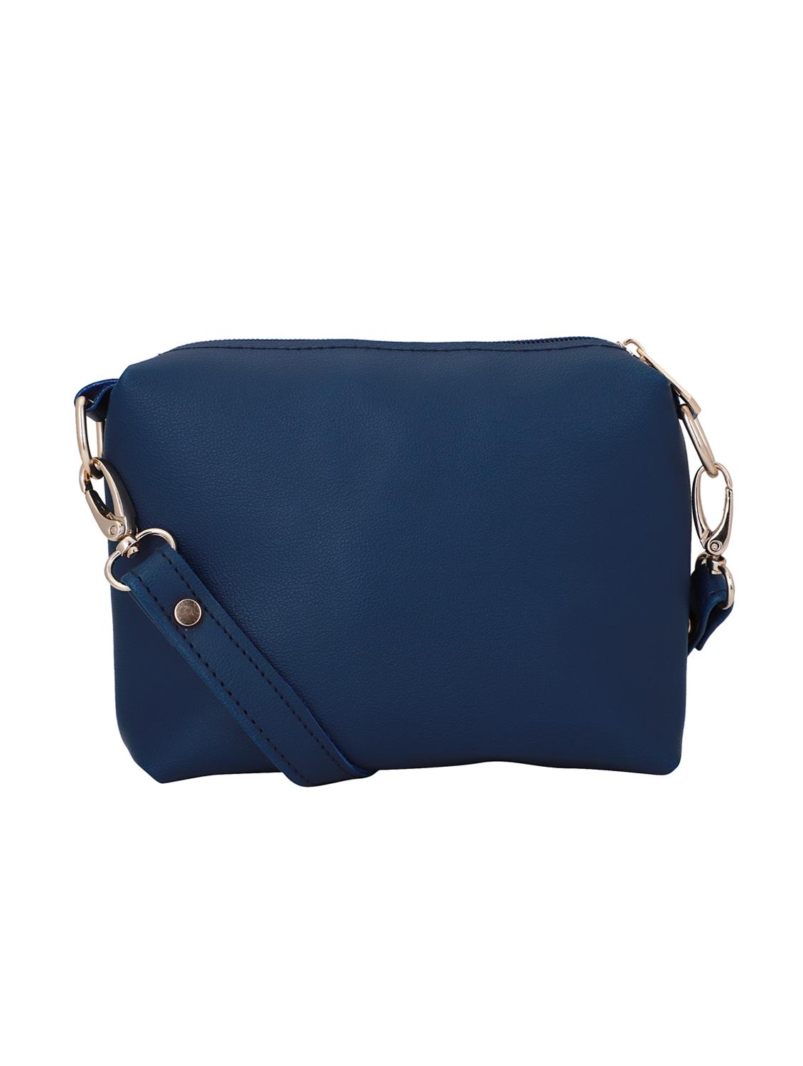 blue leatherette (pu) combo tote - 16491838 - Zoom Image - 2