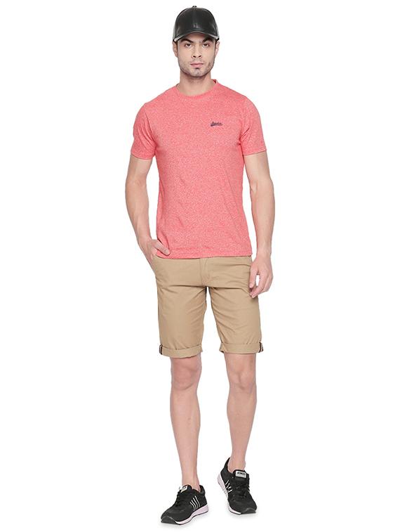 beige solid bermuda shorts - 16491923 - Zoom Image - 4