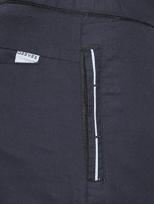 navy blue solid bermuda shorts - 16491930 - Standard Image - 5