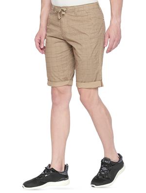 beige checkered bermuda shorts - 16491952 - Standard Image - 2