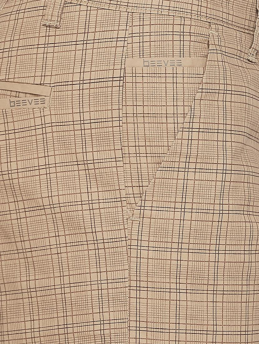 beige checkered bermuda shorts - 16491952 - Zoom Image - 5