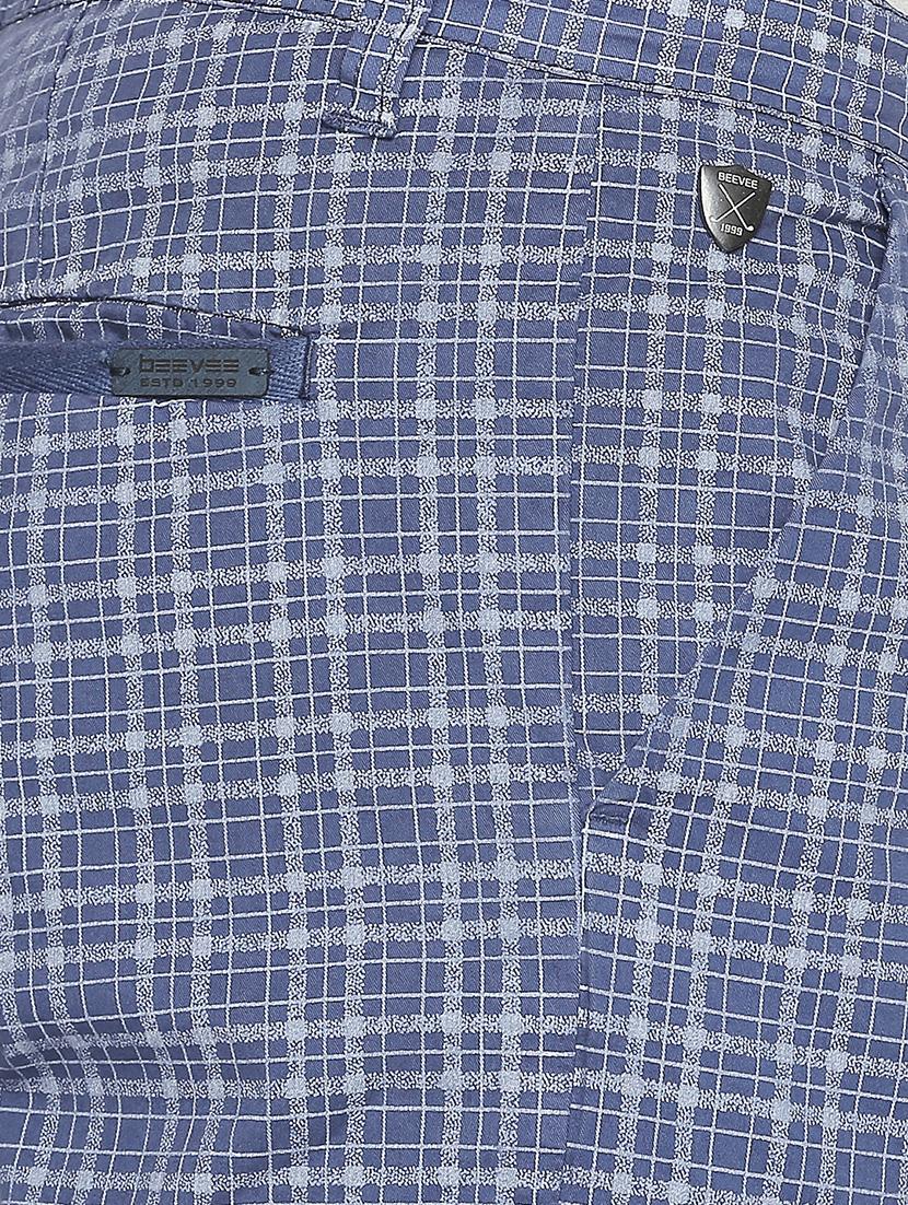 blue checkered bermuda shorts - 16491956 - Zoom Image - 5