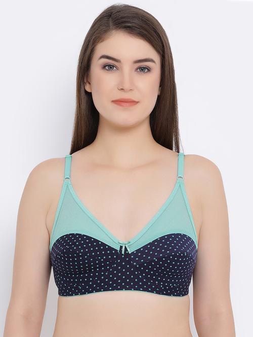 bow patch polka dot bra - 16492234 - Very Small Image - 1