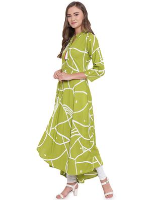 abstract asymmetric kurta - 16492846 - Standard Image - 2