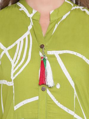 abstract asymmetric kurta - 16492846 - Standard Image - 4