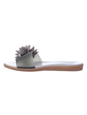 grey slip on sandals - 16492902 - Standard Image - 2