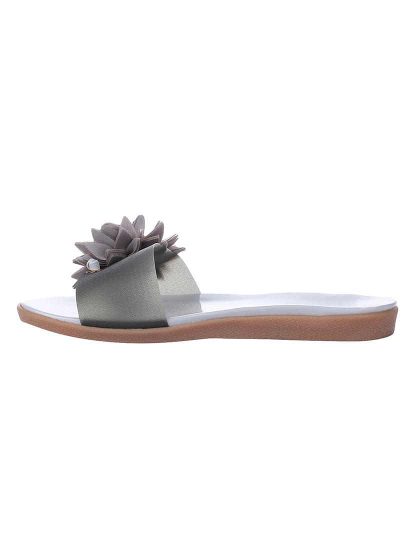 grey slip on sandals - 16492902 - Zoom Image - 2