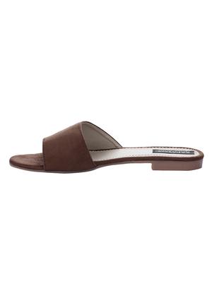 brown slip on sandals - 16492913 - Standard Image - 2
