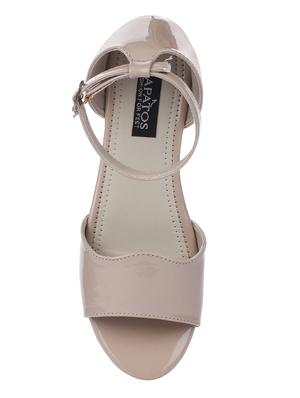 beige ankle strap sandals - 16492921 - Standard Image - 4
