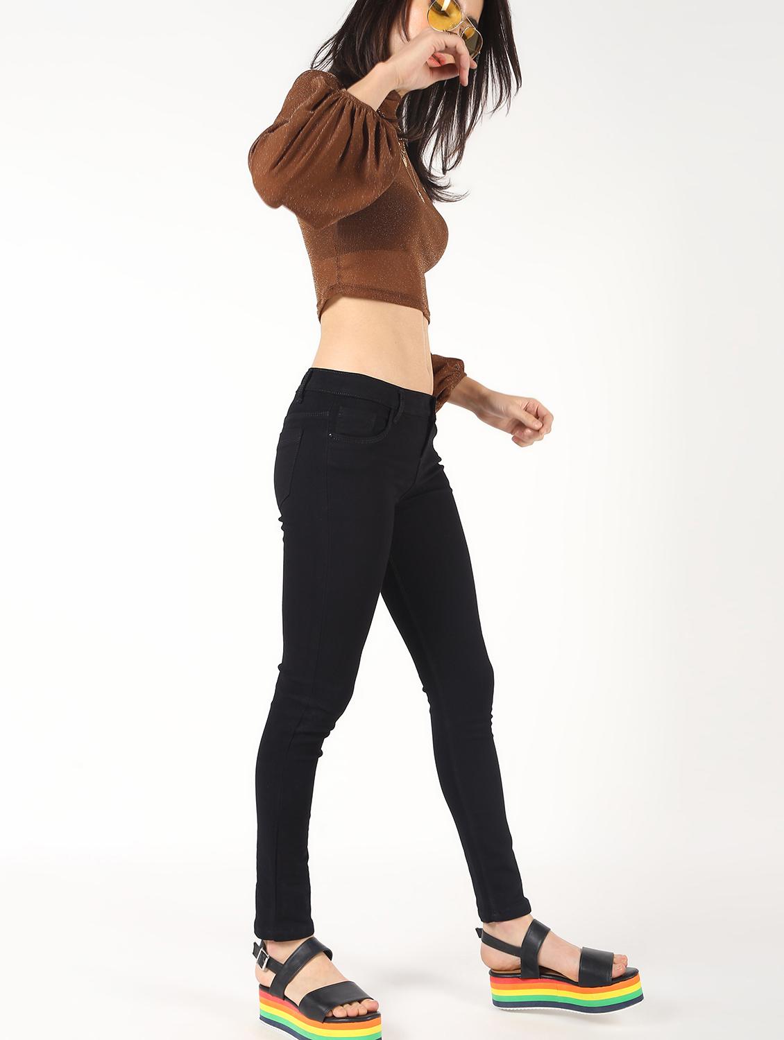 slim fit solid jeans - 16493097 - Zoom Image - 1