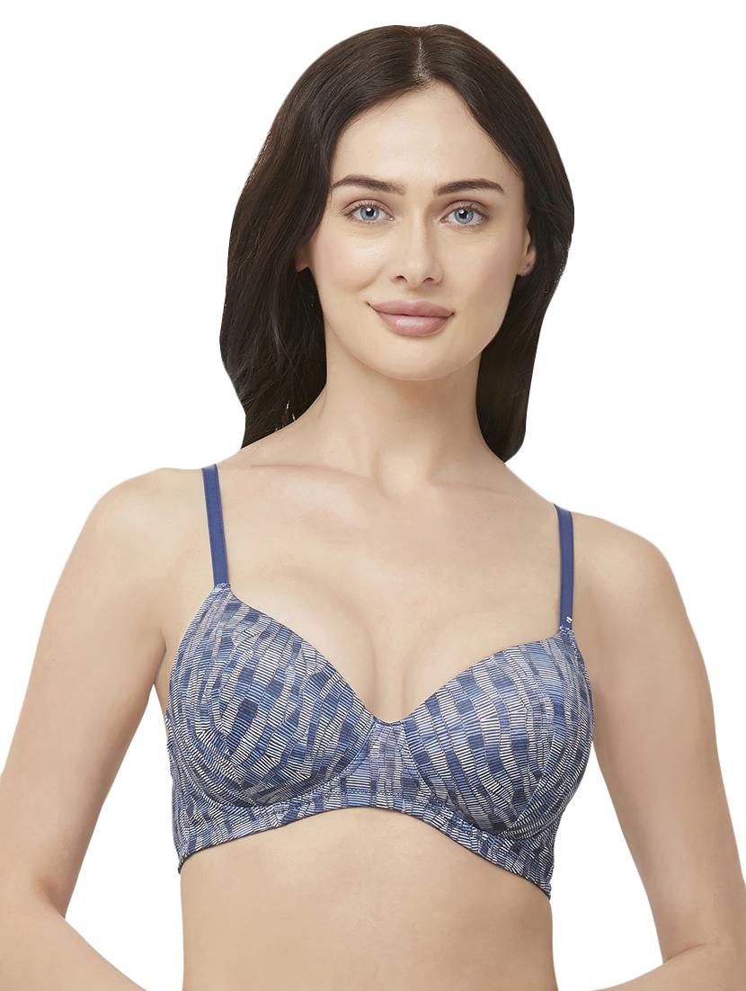 lightly padded abstract t-shirt bra - 16493533 - Zoom Image - 1