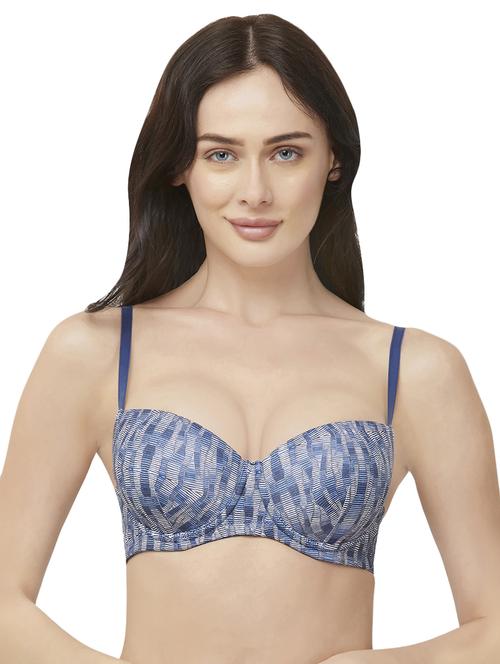lightly padded abstract bra - 16493538 - Standard Image - 1