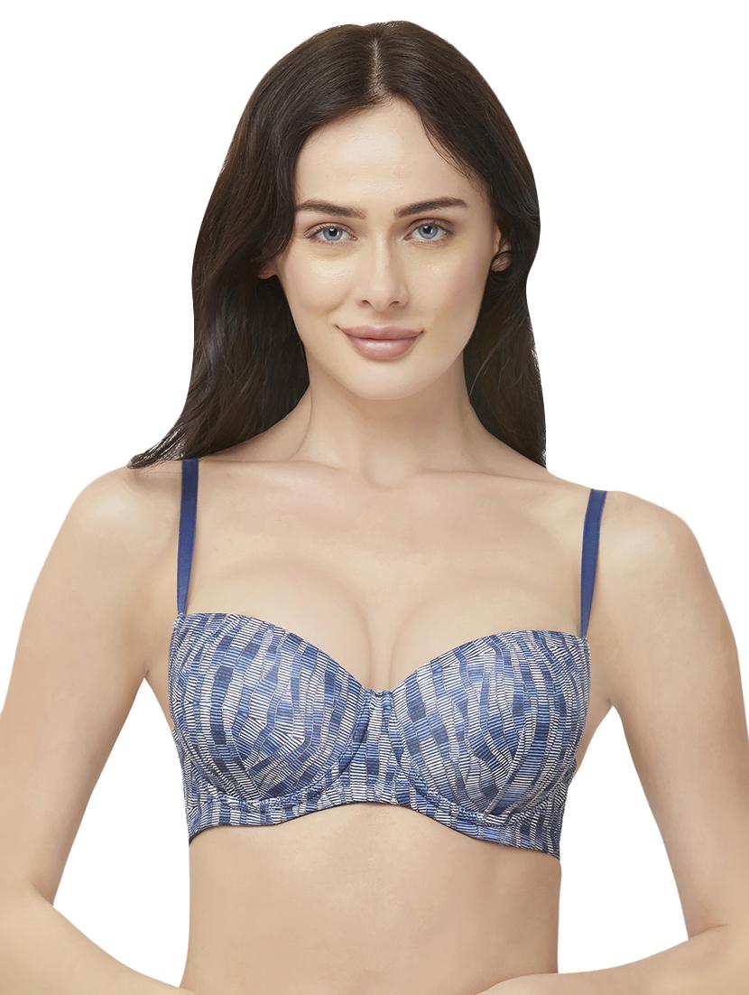lightly padded abstract bra - 16493538 - Zoom Image - 1