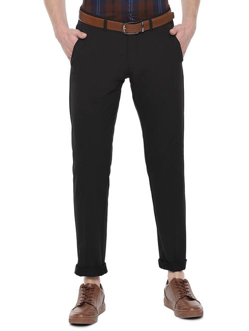 black solid chinos - 16493926 - Standard Image - 1