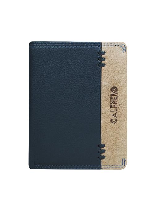 blue leather wallet - 16494278 -  Standard Image - 0