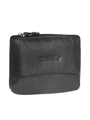 black leather regular pouch - 16494453 - Standard Image - 4