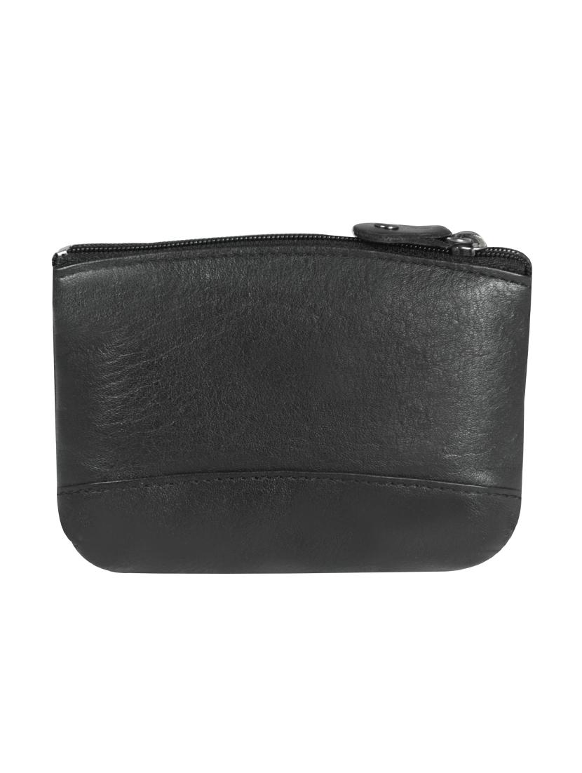 black leather regular pouch - 16494453 - Zoom Image - 2
