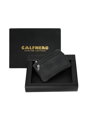 black leather regular pouch - 16494454 - Standard Image - 5