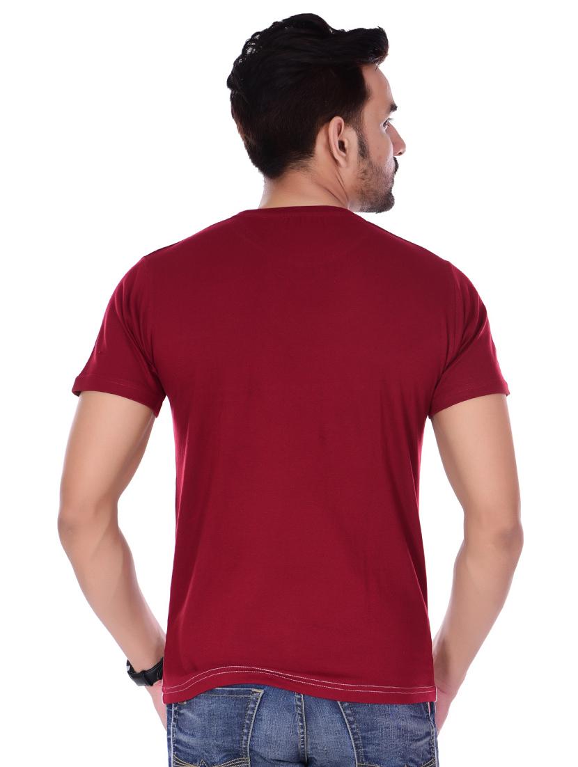 white color block cut & sew t-shirt - 16494692 - Zoom Image - 3