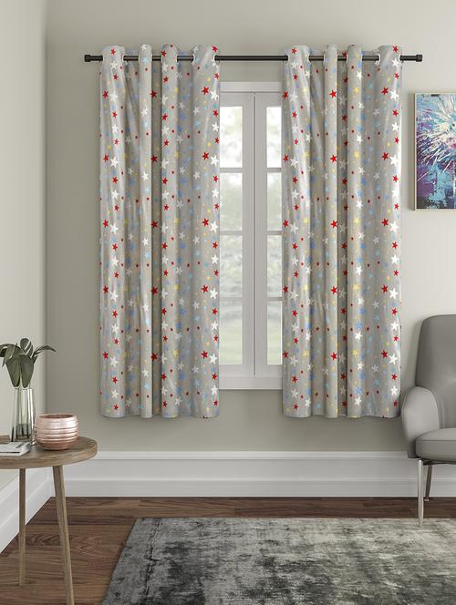 glow in dark room window curtain set of 2 - 16494931 - Standard Image - 1