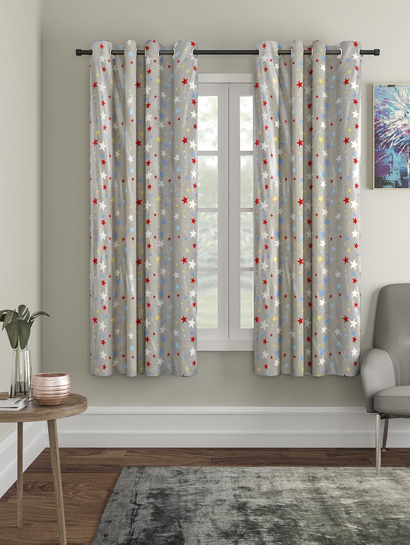 glow in dark room window curtain set of 2 - 16494931 - Zoom Image - 1