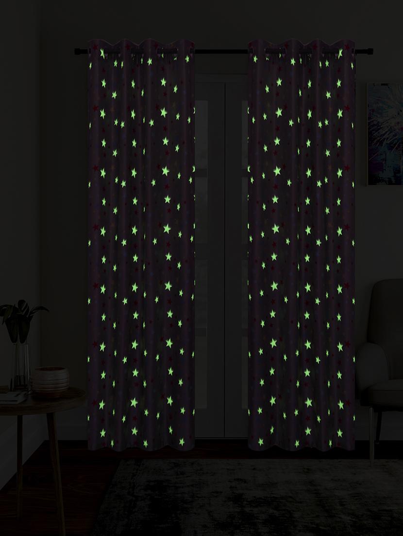 glow in dark room door curtain set of 2 - 16494932 - Zoom Image - 2