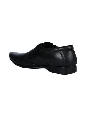 liberty black leather slip ons - 16495085 - Standard Image - 3