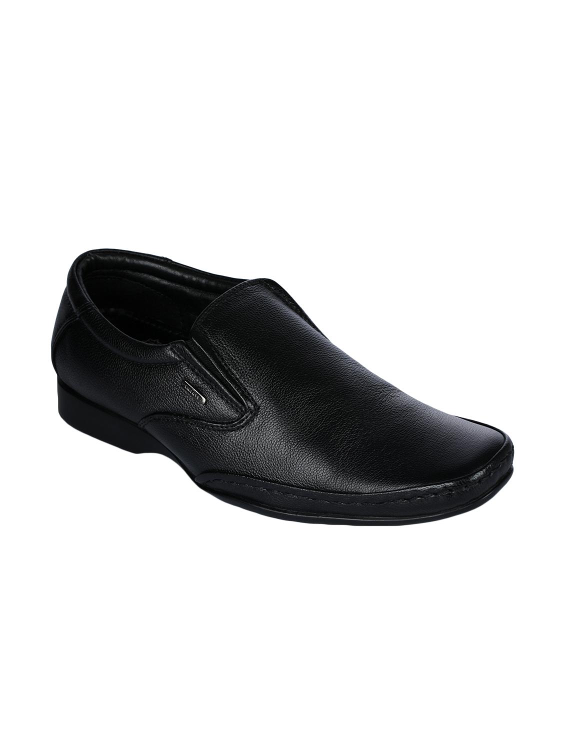 liberty black leather slip ons - 16495085 - Zoom Image - 1