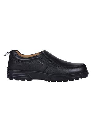 liberty black leatherette slip ons - 16495147 - Standard Image - 2
