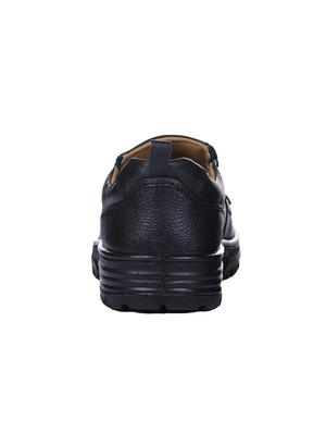 liberty black leatherette slip ons - 16495147 - Standard Image - 3