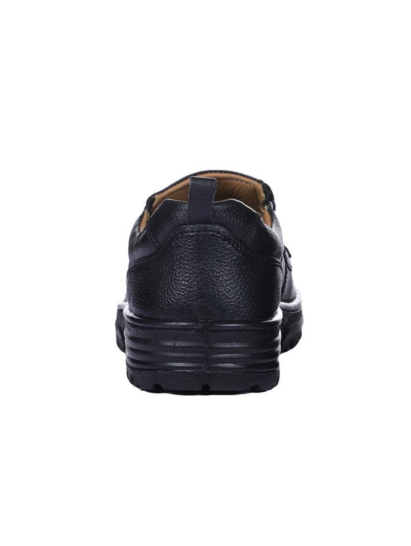 liberty black leatherette slip ons - 16495147 - Zoom Image - 3
