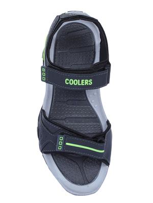 liberty grey leather back strap floaters - 16495153 - Standard Image - 4
