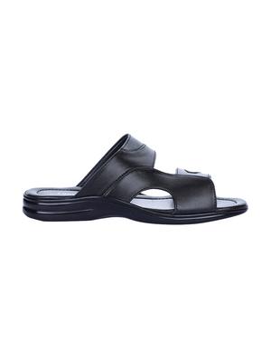 liberty black leather slip on sandals - 16495232 - Standard Image - 2