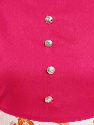 floral high-low kurta - 16495300 - Standard Image - 4