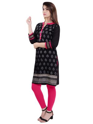 printed straight kurta - 16495309 - Standard Image - 2