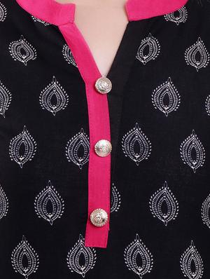 printed straight kurta - 16495309 - Standard Image - 4