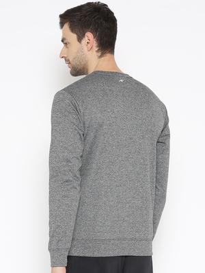 grey solid sweatshirt - 16495510 - Standard Image - 3
