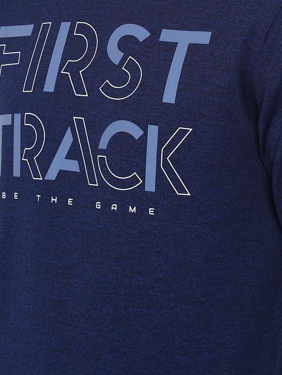dark blue chest print sweatshirt - 16495516 - Zoom Image - 5