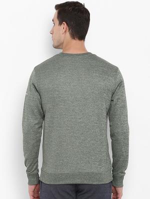 green chest print sweatshirt - 16495517 - Standard Image - 3