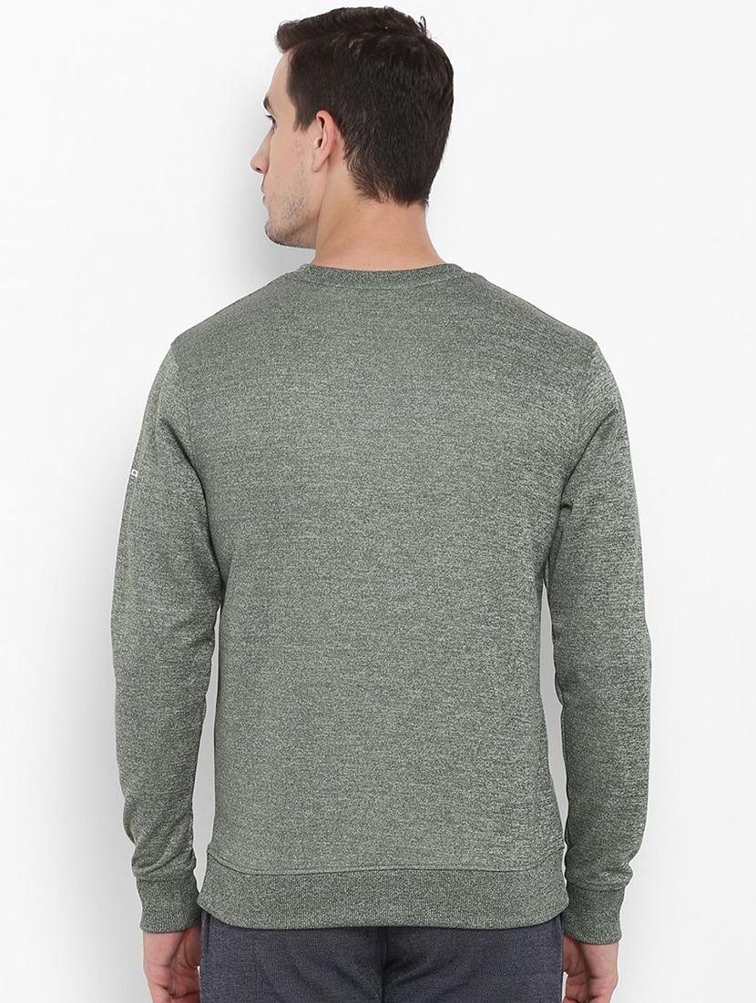 green chest print sweatshirt - 16495517 - Zoom Image - 3