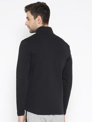 black solid quilted jacket - 16495680 - Standard Image - 3
