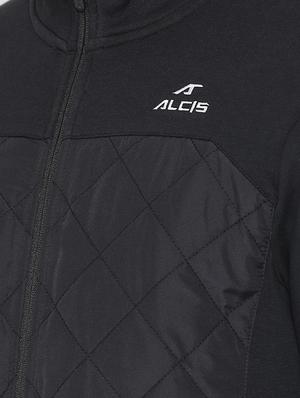 black solid quilted jacket - 16495680 - Standard Image - 5