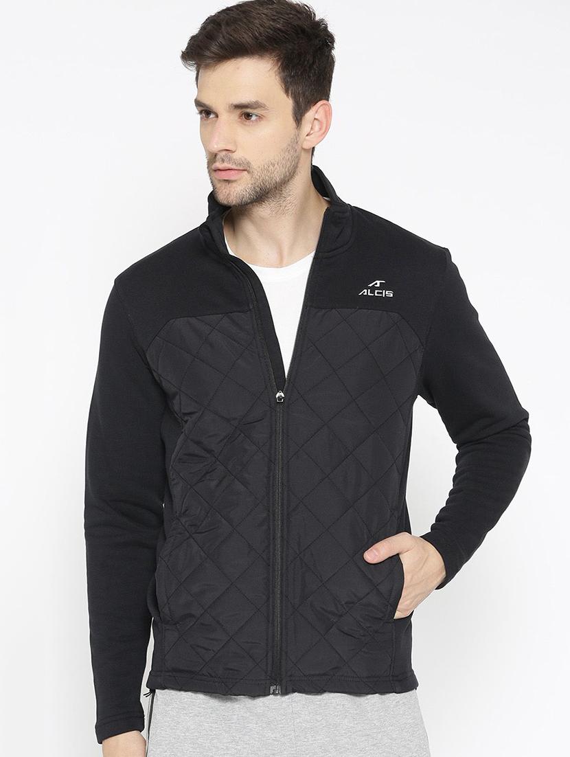 black solid quilted jacket - 16495680 - Zoom Image - 1