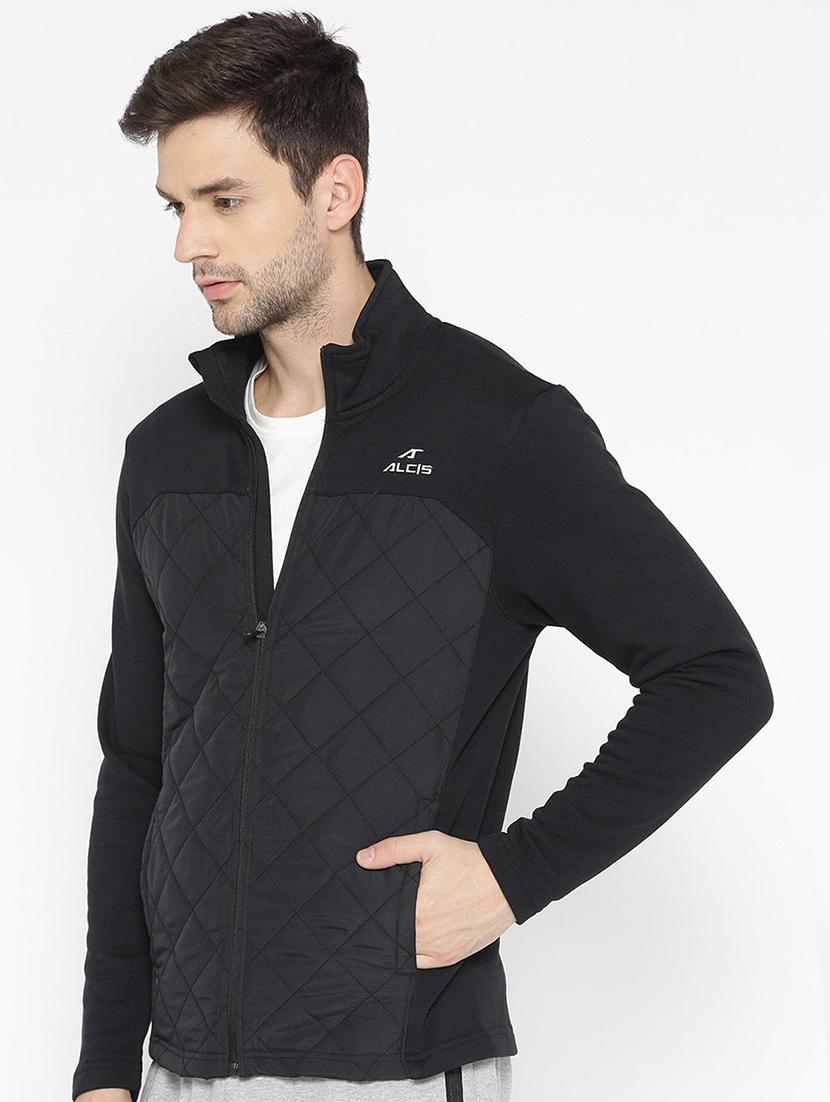 black solid quilted jacket - 16495680 - Zoom Image - 2