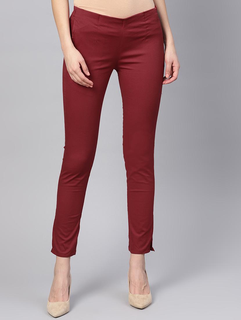 high rise solid trouser - 16495701 - Zoom Image - 1