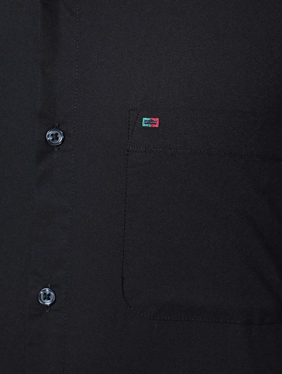 black solid casual shirt - 16495991 - Zoom Image - 5