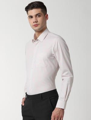 pink self design formal shirt - 16496318 - Standard Image - 2